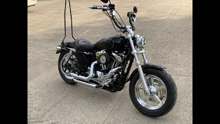 2014 XL1200C SPORTSTER CUSTOM ON SALE WWWRACERSEDGE411COM [upl. by Yrrak]