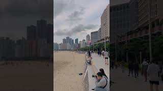 Un Matin À La Plage À Busan  Digital Nomad Life En Corée Du Sud 🇰🇷 [upl. by Onitsuaf]