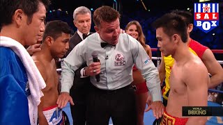 SRISAKET SOR RUNGVISAI THAILAND vs ROMAN GONZALEZ NICARAGUA KO FIGHT [upl. by Merell]