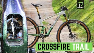 LEE COUGAN CROSSFIRE TRAIL MTB FULL DA XCO HANNO BUCATO IL TELAIO PER ABBASSARE LAMMORTIZZATORE [upl. by Norward]