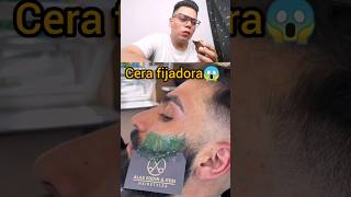 Como usar cera fijadora 😱💈 barbershop barberiaclasica barber barberiaprofesional haircut [upl. by Asillim]