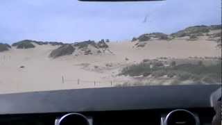 Land Rover Discovery 3 V8 HSE in sand [upl. by Lusar]