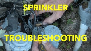 Troubleshooting irrigation sprinkler valves [upl. by Mide]