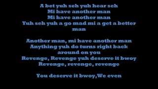 Vybz Kartel Ft Denyque  Revenge Lyrics [upl. by Florina]