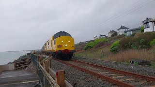 9730497302 passing Pensarn and Llanaber on The Cambrian Coast Express 04042024 [upl. by Bobby]