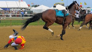 Preakness Stakes FULL RACE jockey John Velazquez “Thrown From Horse” 🐎  NBC Sports [upl. by Evets112]