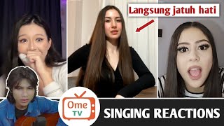 Reaksi Para Gadis Eropa Mendengar orang indonesia menyanyikan lagu bahasanya  SINGING REACTIONS OME [upl. by Jerrylee]