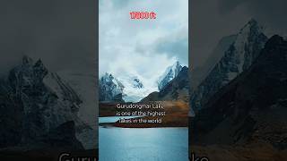 📍Gurudongmar Lake North Sikkim snowfall sikkim travel travelblogger mountains lake hills [upl. by Dalt]