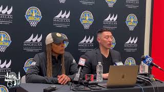 Chicago Sky 2024 WNBA Draft Press Conference  Teresa Weatherspoon amp Jeff Pagliocca 41524 [upl. by Loma]