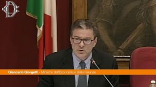 Superbonus Giorgetti quotEffetti radioattivi sulla finanza pubblicaquot [upl. by Ellennaj866]