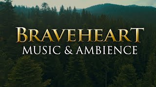 Braveheart Music amp Ambience  Calming Scottish Music with Beautiful Nature in 4K [upl. by Waller139]