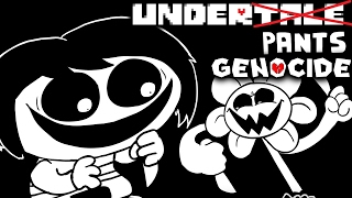 UNDERPANTS THE GAME DEMO GENOCIDE Ending  UNDERTALE PARODY BY Sr Pelo [upl. by Hnahc]