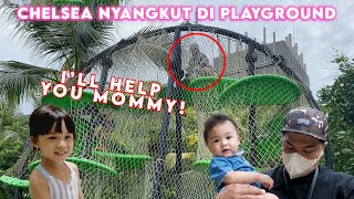 CHELSEA NYANGKUT DI PLAYGROUND LANGSUNG DI TOLONGIN SAMA NASTUSHA [upl. by Niarb]