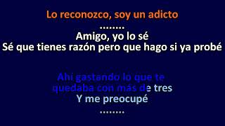 Prince Royce Feat Marc Anthony  Adicto  Karaoke Instrumental Lyrics  ObsKure [upl. by Arema]