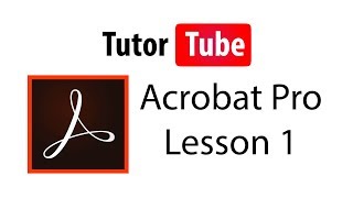 Adobe Acrobat Pro Tutorial  Lesson 1  Interface [upl. by Nnyled]