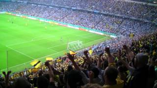 1860 München und BVB Fans singen gemeinsam quotScheiß FC Bayernquot  BVB TSV 1860 München DFB Pokal [upl. by Niassuh168]