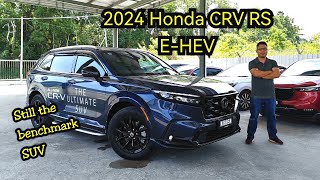 First Impression amp Drive 2024 Honda CRV RS EHEV Malaysia [upl. by Faunie]