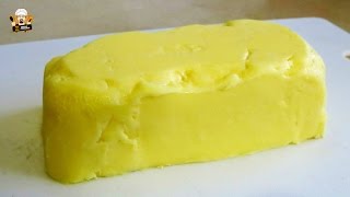 HOW TO MAKE HOMEMADE BUTTER IN 3 MINUTES RECIPE [upl. by Idnerb923]