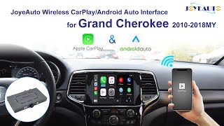 How to Install JEEP Grand Cherokee Uconnect Wireless Apple CarPlay Android Auto Interface JoyeAuto [upl. by Aihtiekal]