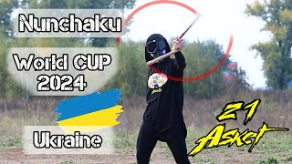 Nunchaku Ukraine World CUP 2024 FNF 21 Asket [upl. by Tertia80]