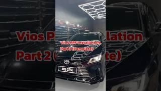 Vios Full Front PPF ProShield Pro  Kisho Glass Coating High Gloss Finish paintprotection ppf [upl. by Milah351]