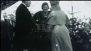 Braemar Highland Games Royal Visit 1930s  Film 61095 [upl. by Gambrell]