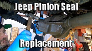 Replacing the pinion seals on a Jeep Wrangler [upl. by Nicholson760]