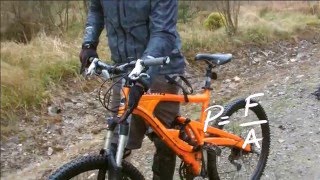 Mountain Bike Physics 24  Brakes  GCSE and A Level Physics Revision [upl. by Vanzant]