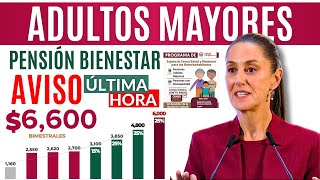 💥ADULTOS MAYORES RECIBIRÁN PAGOS AUMENTOS PENSIÓN PROGRAMAS BIENESTAR 2025💥 [upl. by Elleina33]