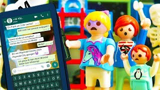 Playmobil Film Deutsch UM 3 UHR NACHTS GRUSELIGE WHATSAPP KRIEGEN GEIST WARNT KINDER Familie Vogel [upl. by Moser152]