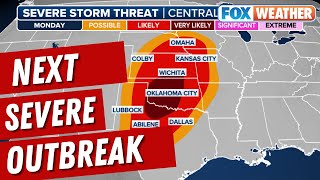 America’s Heartland Braces For Significant Severe Weather Outbreak Early Next Week [upl. by Yrreiht94]