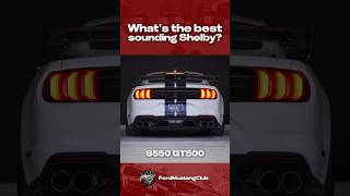 Shelby GT350 vs Shelby GT500 🏎️ [upl. by Kcirrag]