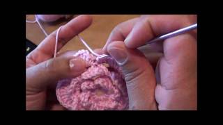 How to Crochet a Flower Step by Step Part 2 [upl. by Anined771]