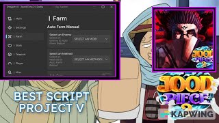 JOOD PICE 2 BEST SCRIPT  AUTO FARM amp KILL AURA amp LEVEL FARM OP  Project V [upl. by Htebiram]