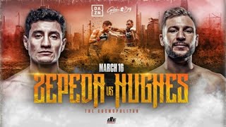 🔴LIVE William Zepeda vs Maxi Hughes Full Fight Commentary WBAIBF Lightweight Eliminator [upl. by Jensen]