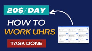 How to Work on Clickworker uhrs 2024 From UHRS login to Task done   Clickworker  earn with tech [upl. by Aesoh662]