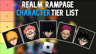 Realm Rampage Character Tier List [upl. by Nymzaj]