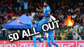 Asia Cup Final 🇮🇳 Sri Lanka 50 All Out  जोरदार कमाल धमाल performance [upl. by Nikita]