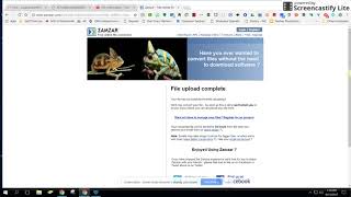 Zamzar  file conversion site [upl. by Siriso]