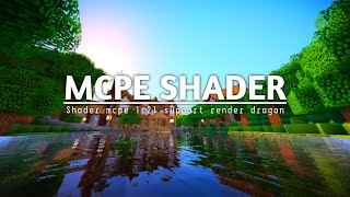 TOP 3 SHADER MCPE 121 amp 12130  MCPE SHADER  SUPPORT RENDER DRAGON amp REALISTIC SHADER [upl. by Namra501]