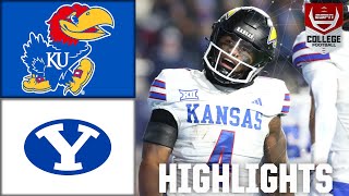 Kansas Jayhawks vs BYU Cougars  Full Game Highlights  ESPN College Football [upl. by Elliven]