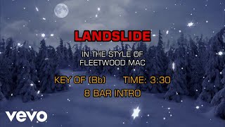 Fleetwood Mac  Landslide Karaoke [upl. by Aynot]