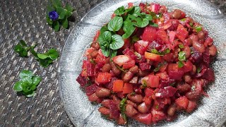 Vinaigrette High Protein Russian Salad  Vegan [upl. by Thury]