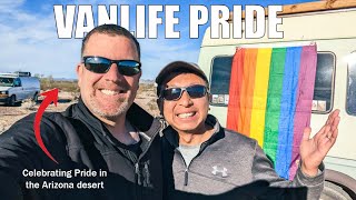 FIRST EVER VANLIFE PRIDE 2022  LGBTQ Van Life Gathering in Arizona [upl. by Olimpia802]