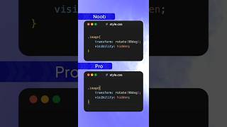 Noob vs pro css webdesign [upl. by Attem]