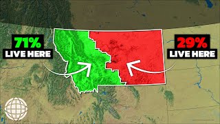 Why So Few Americans Live In Eastern Montana [upl. by Ashla]