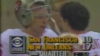 Refs 2 Blown Calls Cost Saints Against 49ers Oct 8 1989 [upl. by Bartolomeo]