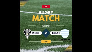 Rugby  CA BriveRacing 92 [upl. by Ydennek]