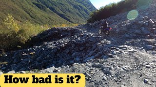 The Sad State of the Mineral Creek Road  Valdez AK [upl. by Giraud]