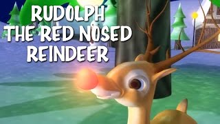 Rudolph The Red Nosed Reindeer With Lyrics  Christmas Carol For The Tiny Tots [upl. by Libys]